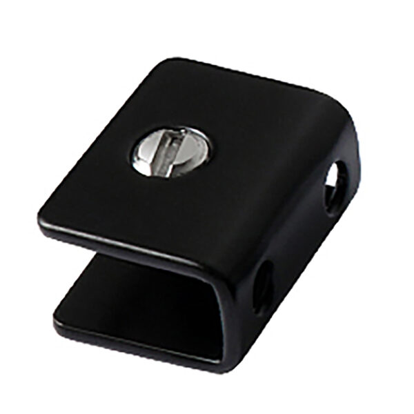 Kẹp kính U 3cm không khoan kính inox 304 đen mờ