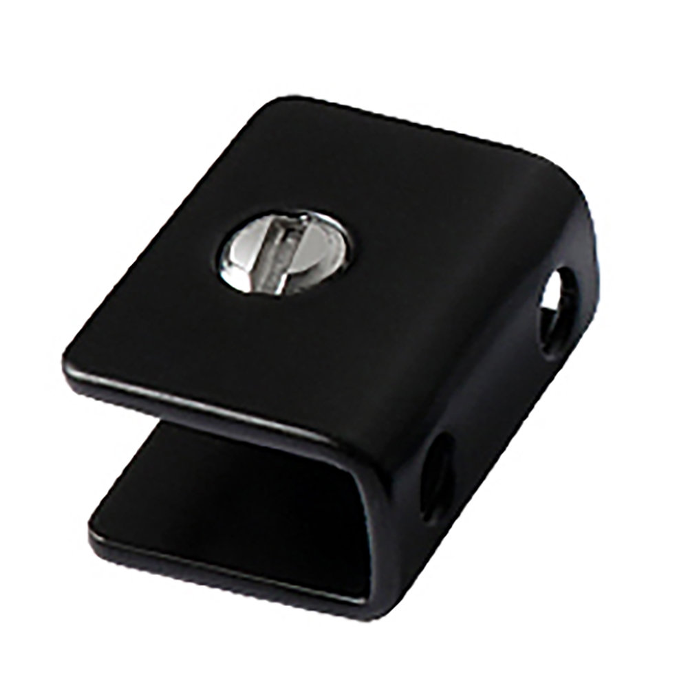 Kẹp kính U 3cm không khoan kính inox 304 đen mờ