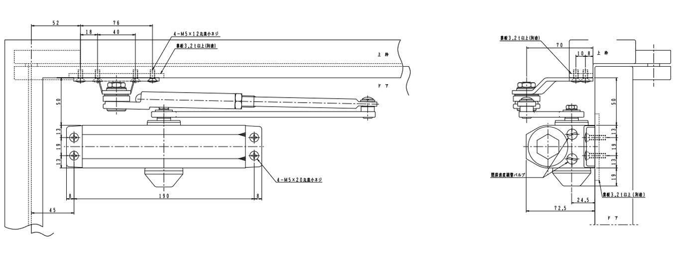 Thông số kỹ thuật Tay co thủy lực Newstar ZA-182NHO có điểm dừng (Nhật xịn) 45-60kg