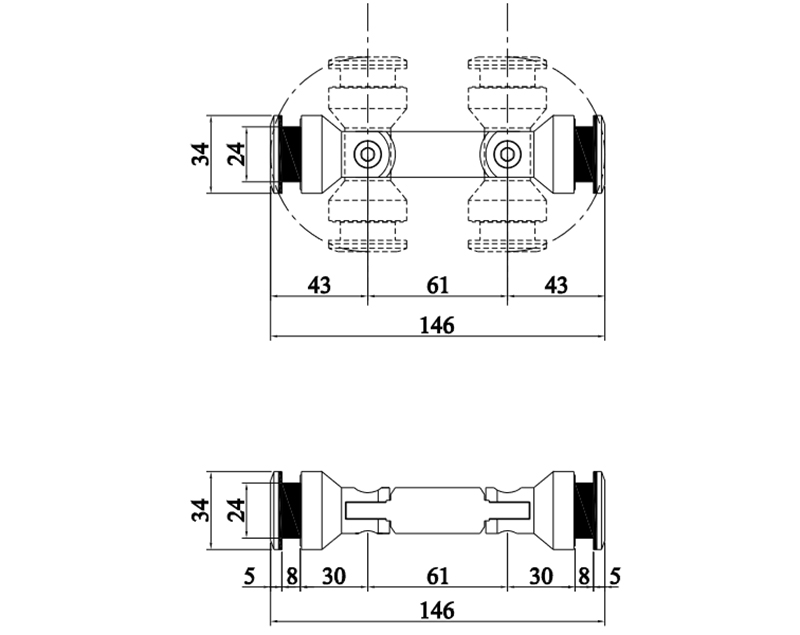 Thông số kỹ thuật kẹp giữ kính kính VICKINI 64622.001 SSS