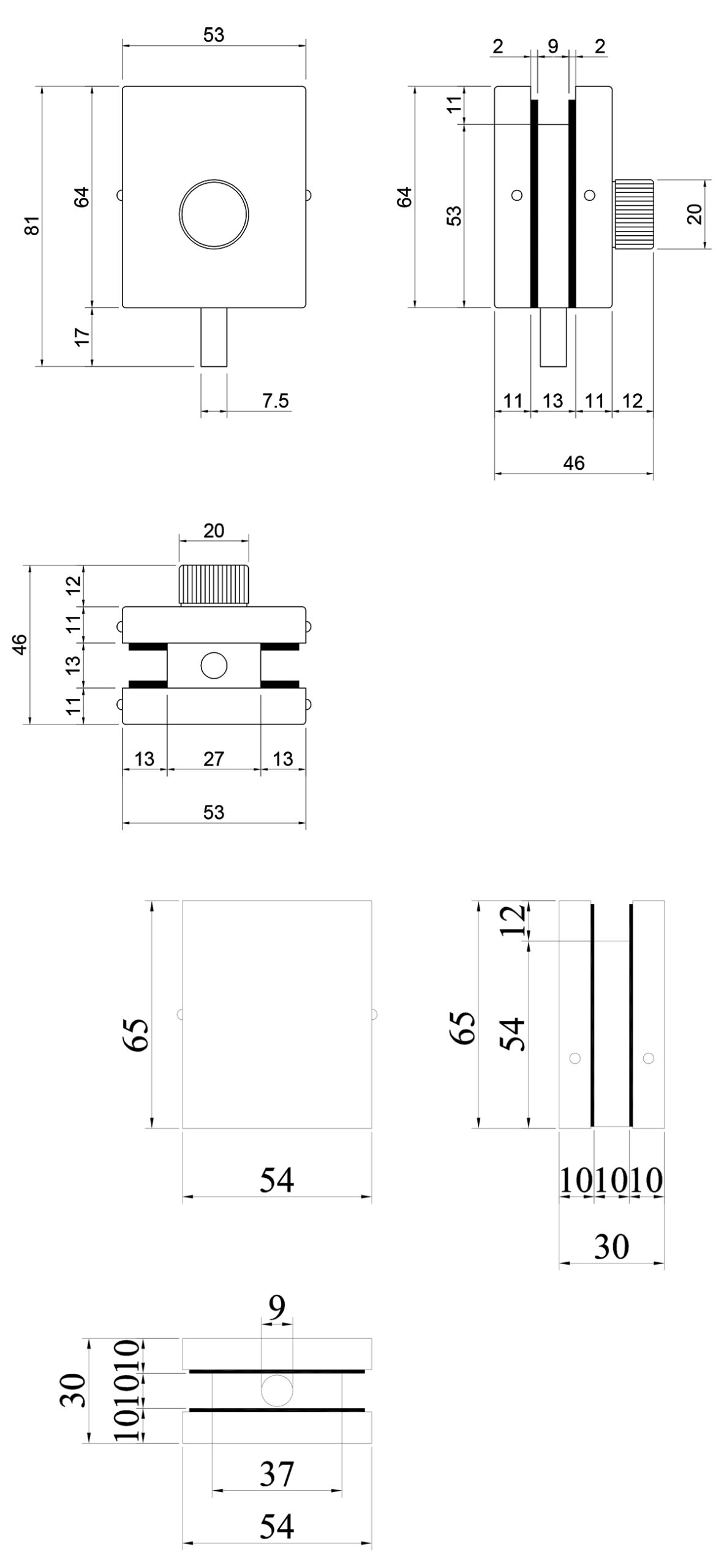 Thông số kỹ thuật khóa cửa kính VICKINI 61054.002 PSS