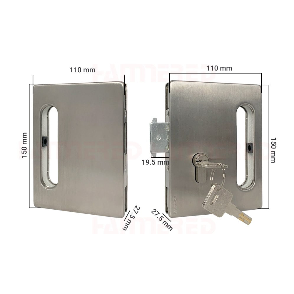 Thông số kỹ thuật khóa kính lùa đôi HMR833-02SS inox 304