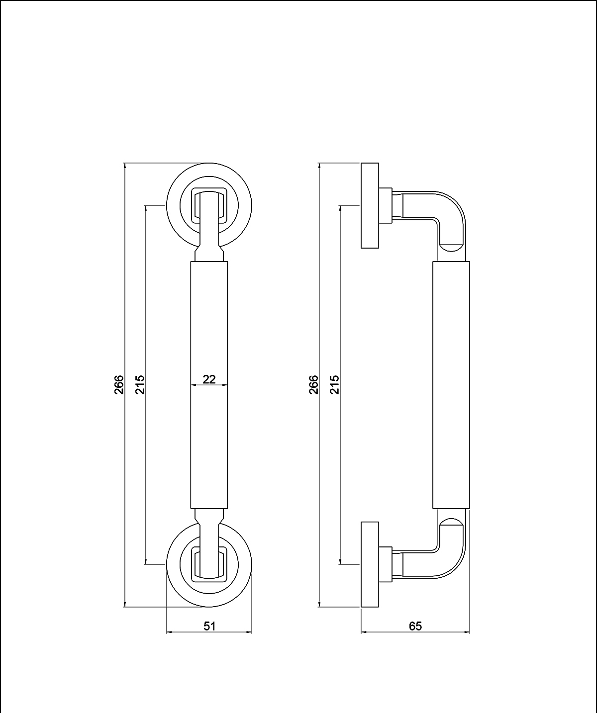 Thông số kỹ thuật tay nắm cửa VICKINI 42145001