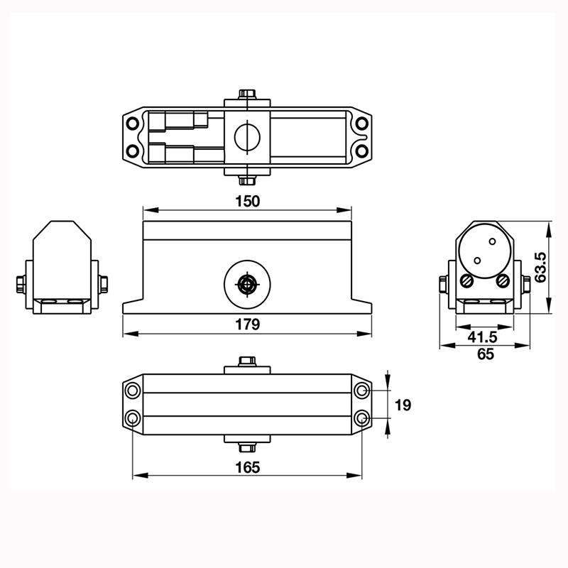 Thông Số Kĩ Thuật Tay co thủy lực Hafele 931.77.039 60kg EN3 không điểm dừng