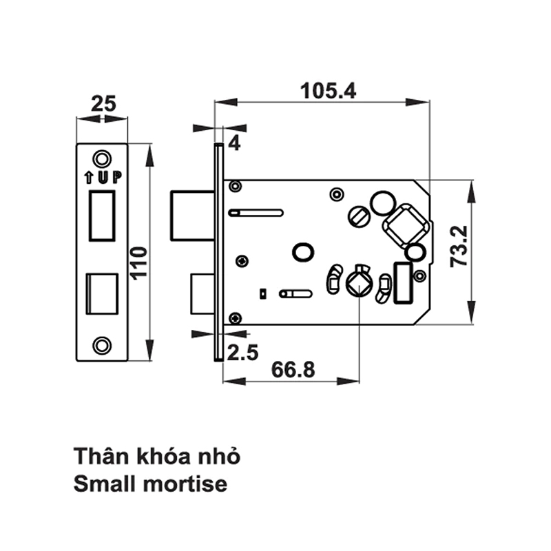 Thông số kĩ thuật khóa cửa Hafele DL790 912.05.640