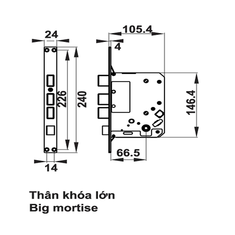 Thông số kĩ thuật khóa cửa Hafele DL790 912.05.641