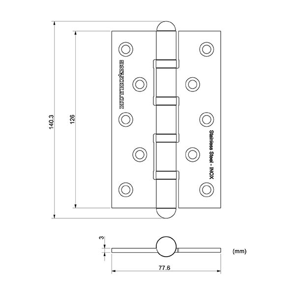 bản lề inox