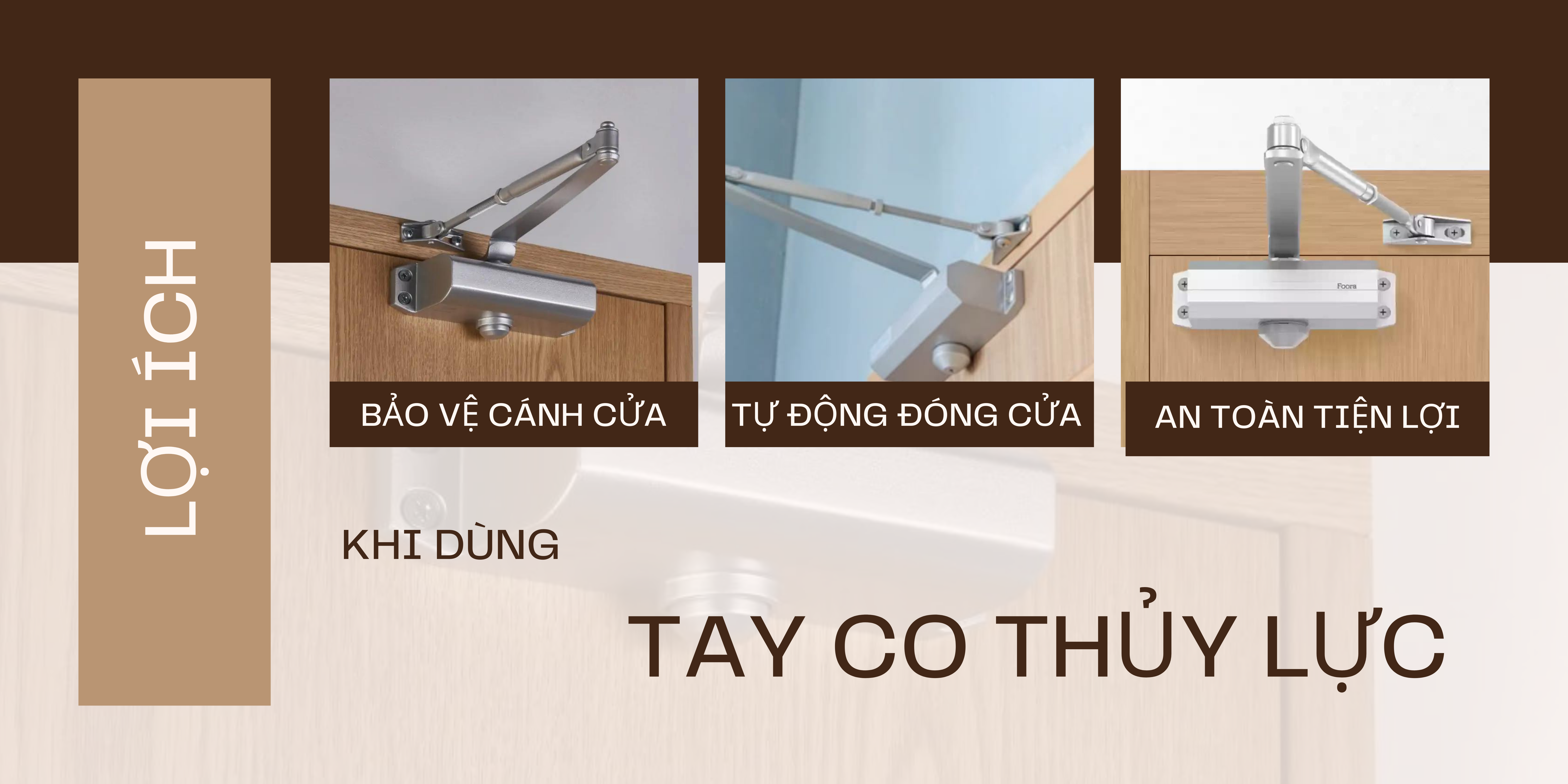 Lợi ích khi dùng tay co thủy lực