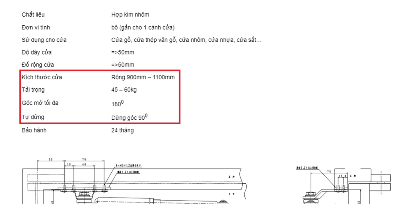 Lưu ý quan trọng khi chọn tay co thủy lực