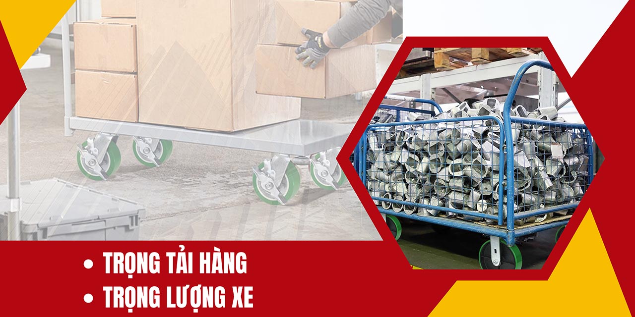 Tính tải trọng hàng và xe đẩy hàng