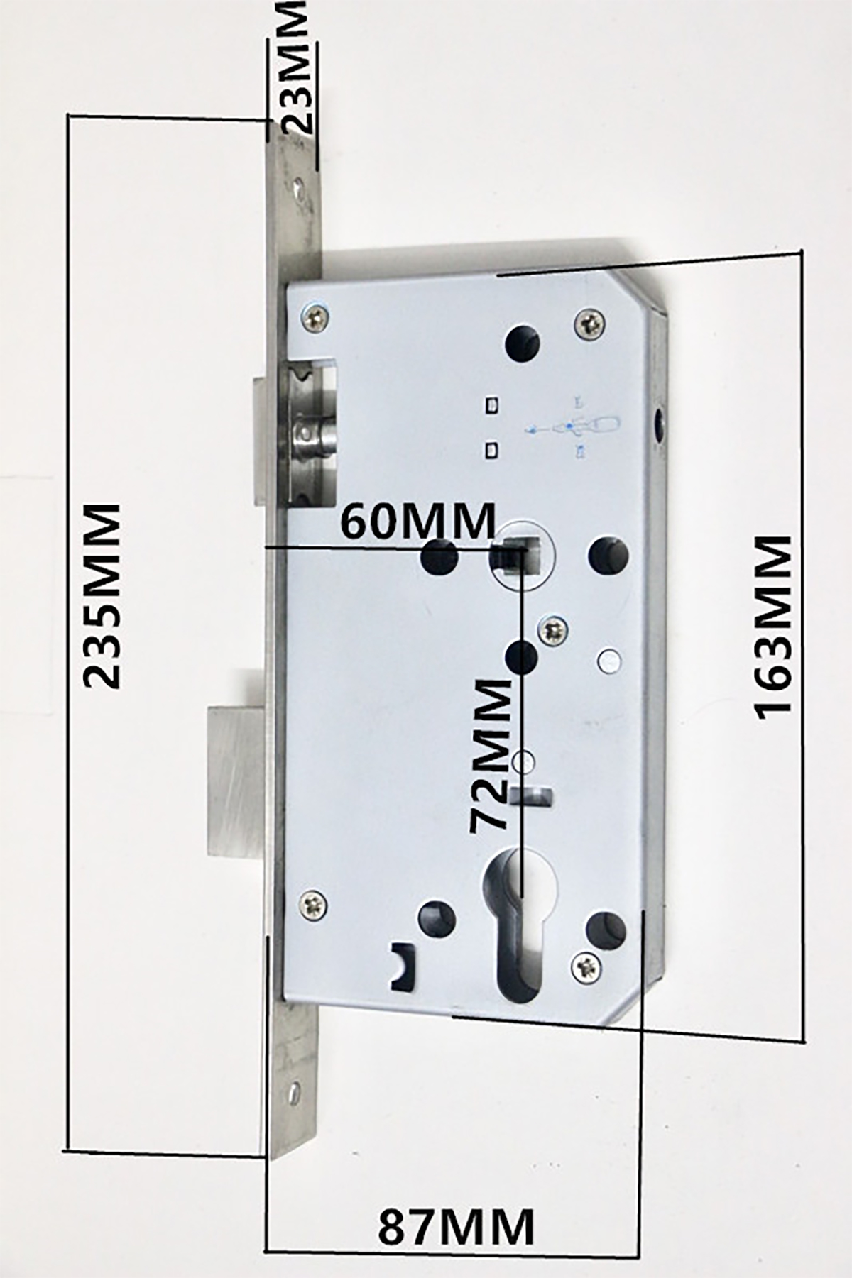 Thông số kỹ thuật thân khóa 7260