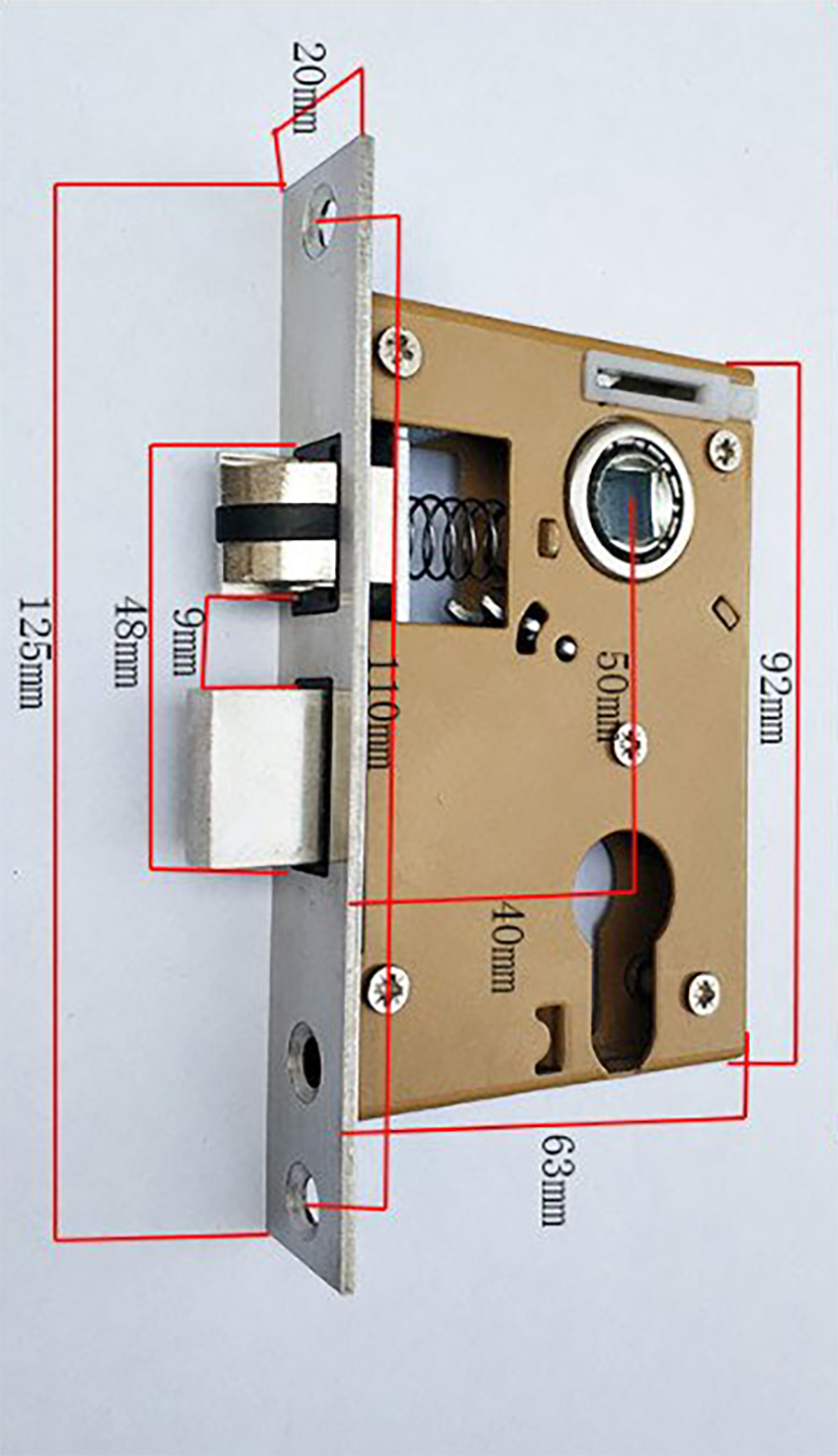 Thông số kỹ thuật thân khóa hợp kim 5040