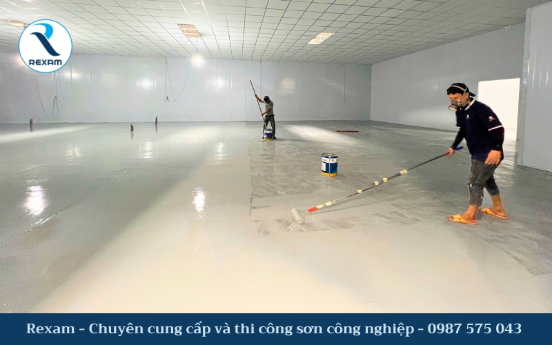 Rexam thi công sàn epoxy tiên tiến, mang lại vẻ đẹp đẳng cấp và độ bền vượt trội