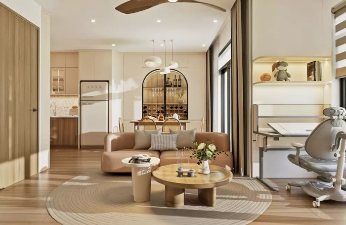 Phong Thủy Trong Thiết Kế Nội Thất Chung Cư 90m2